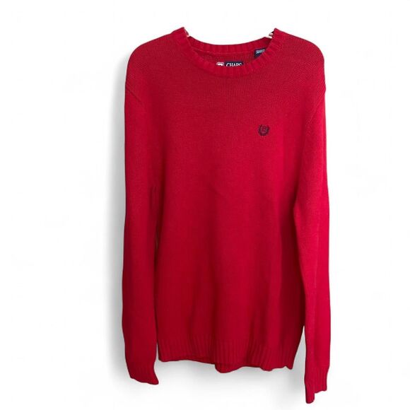 Red Chaps knit sweater size M - Picture 1 of 4